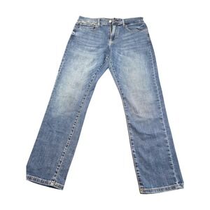 Lucky Brand 412 Athletic Slim Jeans Mens 32x30 Blue Medium Wash Stretch Denim